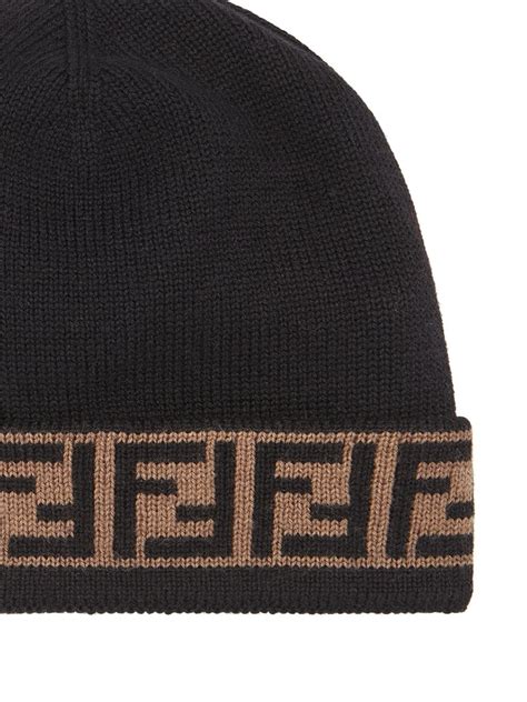 fendi ff motif beanie